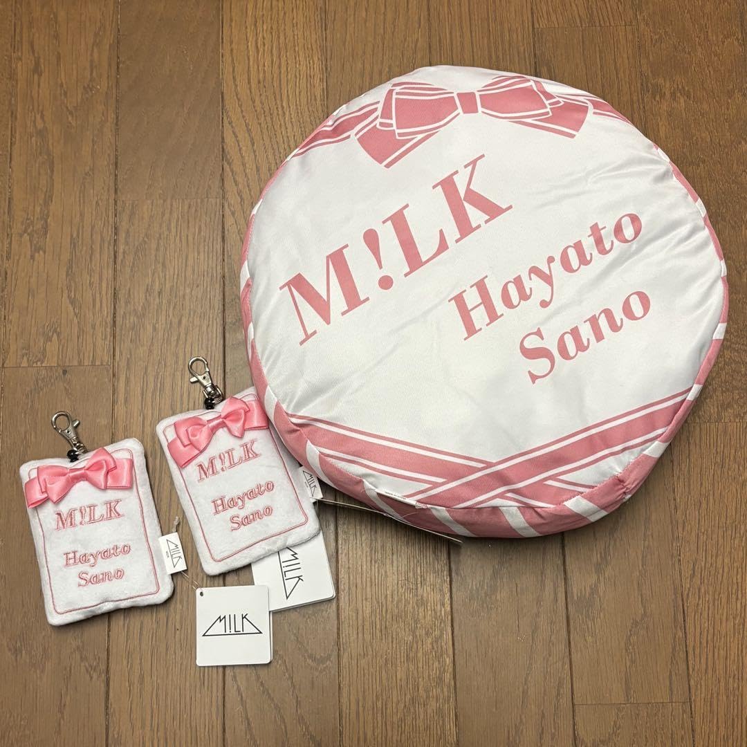 M!LK ミルク フォトカード付パスケース ラウンドクッション 佐野勇斗